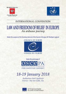 International Convention: Law and Freedom of Belief in Europe, an arduous journey International Convention: Law and Freedom of Belief in Europe, an arduous journey