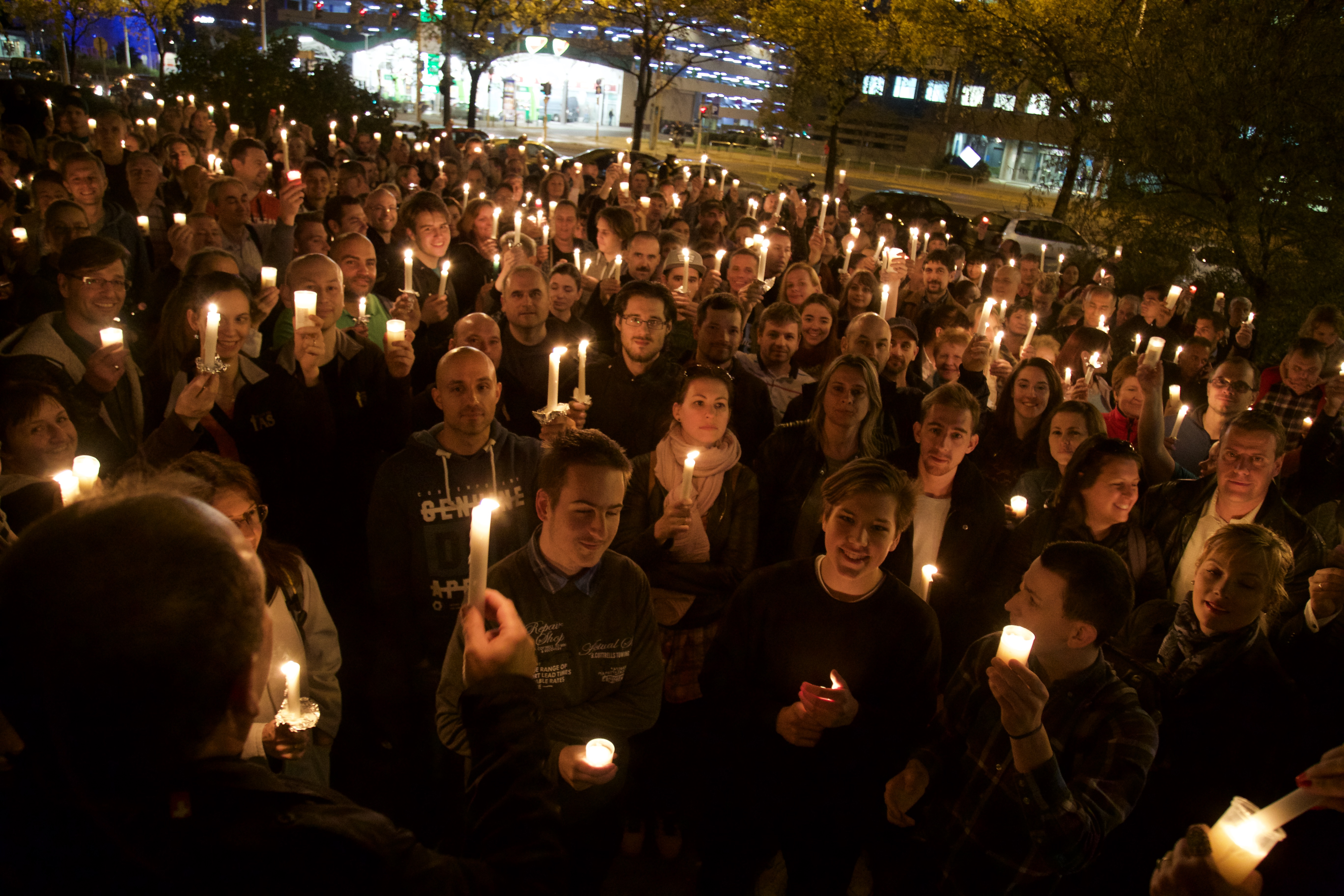 Scientologists protest violation of their right to religious freedom in Hungary