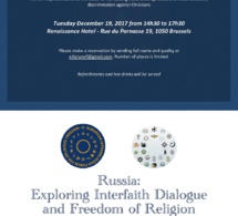 Russia:  Exploring Interfaith Dialogue  and Freedom of Religion - A conference and debate