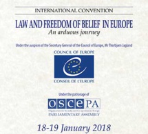 International Convention: Law and Freedom of Belief in Europe, an arduous journey