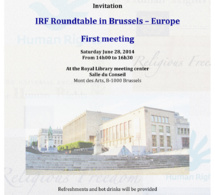 IRF Roundtable in Brussels – Europe - First meeting