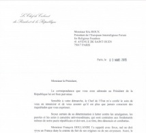 France : réponse du Président de la République à une lettre ouverte aux politiciens français France : réponse du Président de la République à une lettre ouverte aux politiciens français